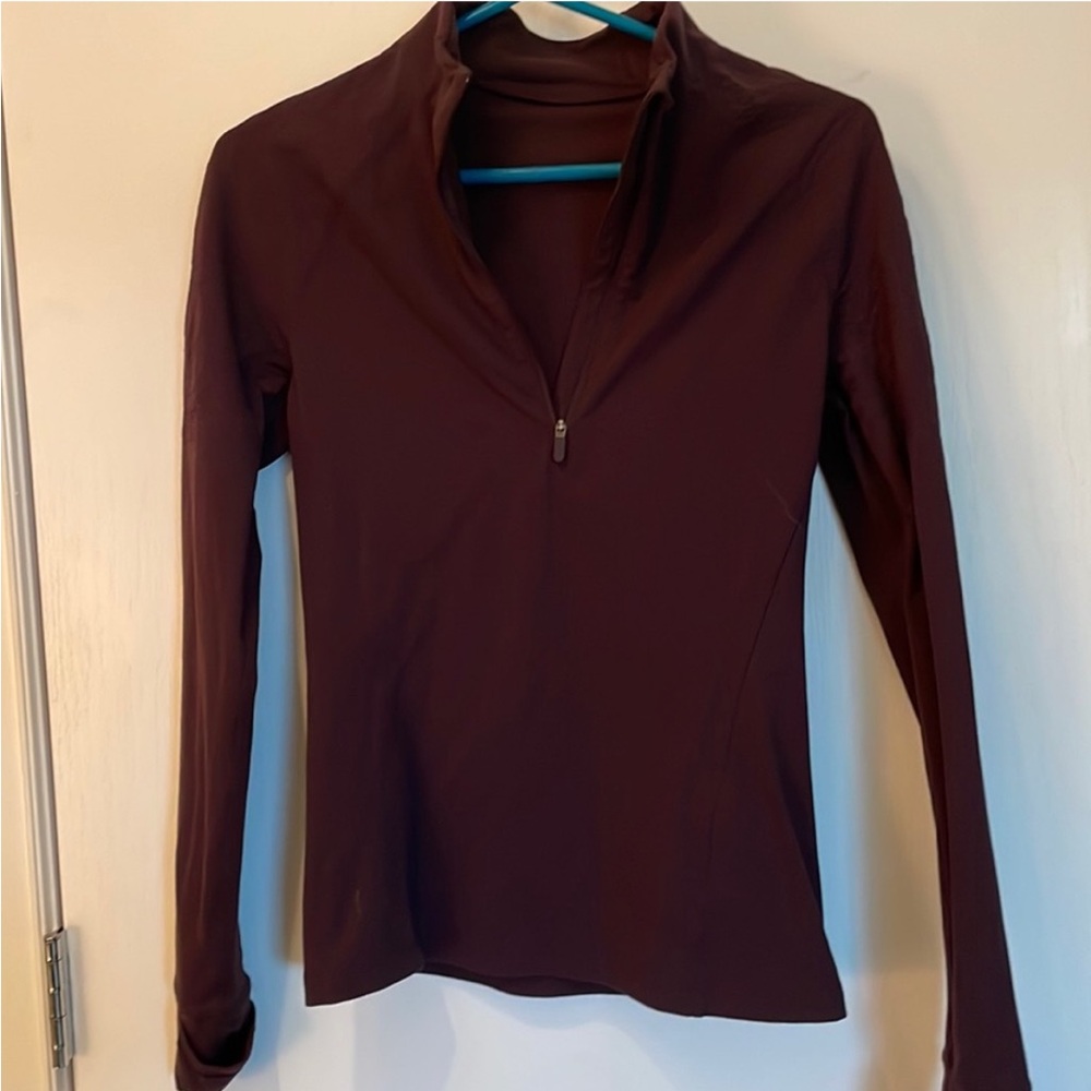 Lululemon maroon color half zip